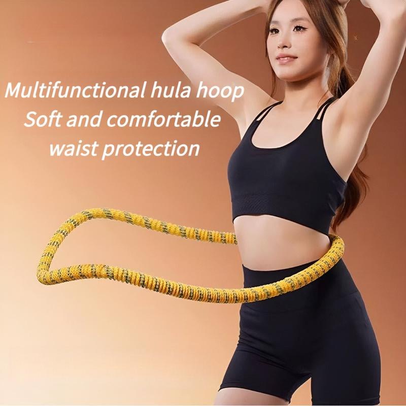 Multifunctional Hula Hoop Fitness Equipment Soft Spring Exercise Hoops Comfortable Design for Waist Protection Home Gym Kit Infinity Fitness