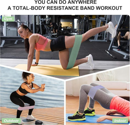 Booty Bands Set, Resistance Bands for Working Out, Exercise Bands for Women and Men and , Stretch Bands for Pilates, Yoga Starter Set