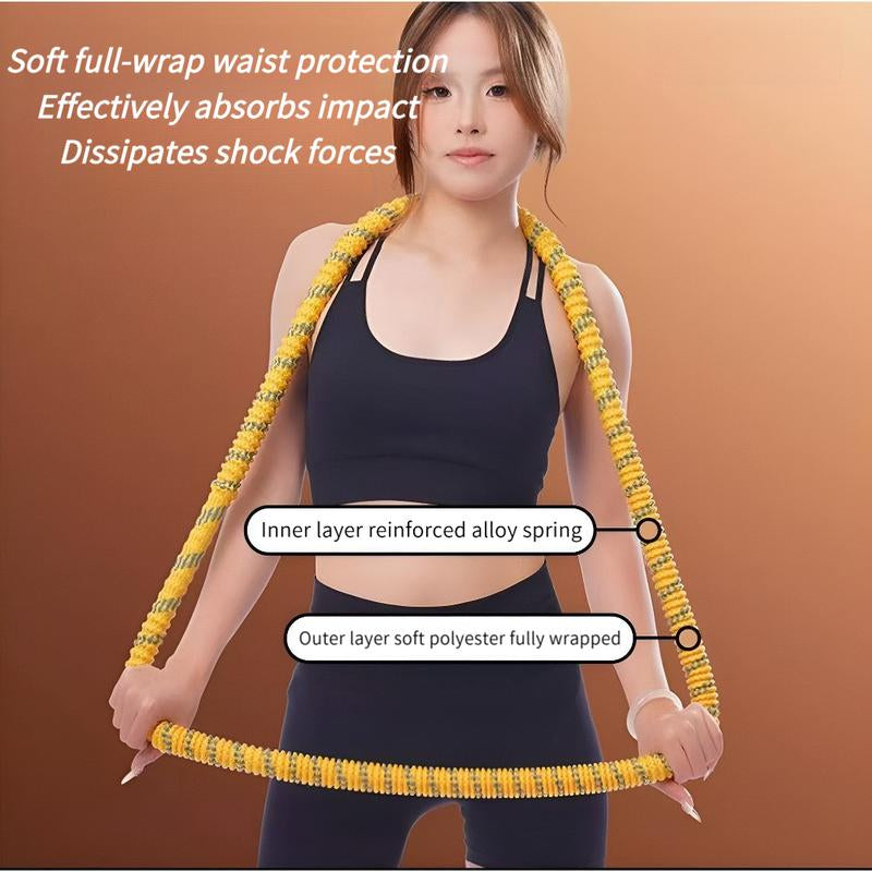 Multifunctional Hula Hoop Fitness Equipment Soft Spring Exercise Hoops Comfortable Design for Waist Protection Home Gym Kit Infinity Fitness