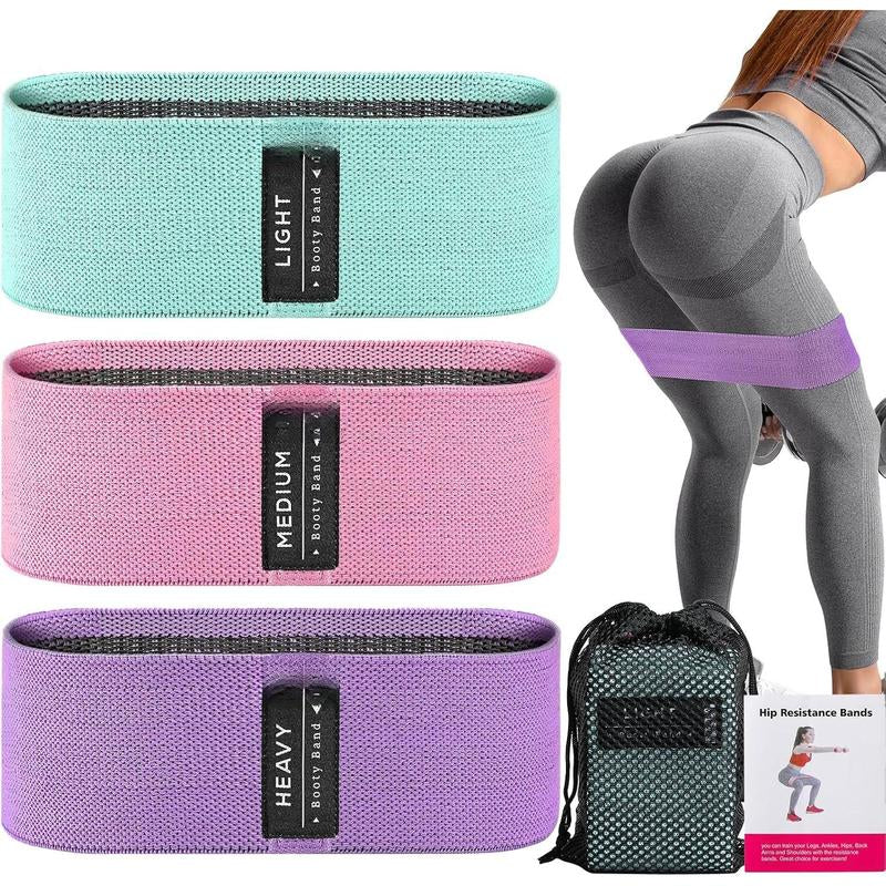 Booty Bands Set, Resistance Bands for Working Out, Exercise Bands for Women and Men and , Stretch Bands for Pilates, Yoga Starter Set