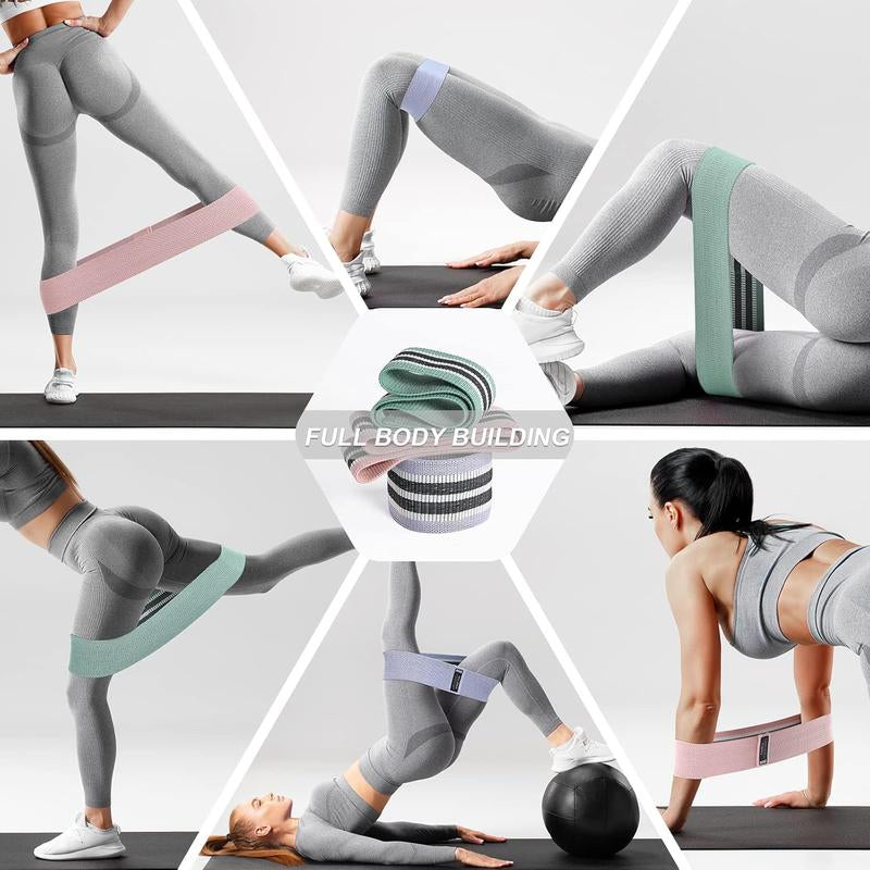 Booty Bands Set, Resistance Bands for Working Out, Exercise Bands for Women and Men and , Stretch Bands for Pilates, Yoga Starter Set