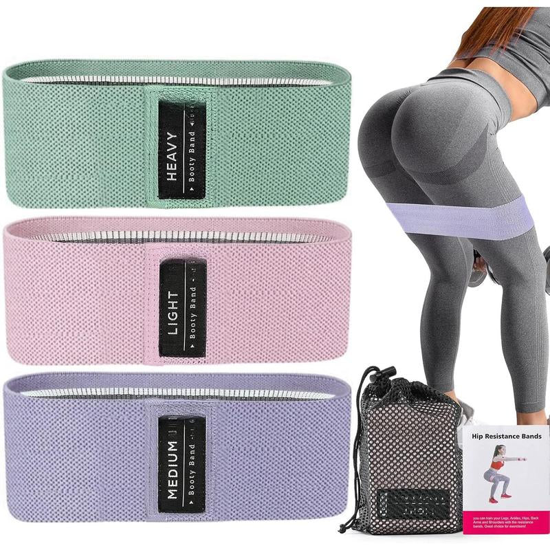 Booty Bands Set, Resistance Bands for Working Out, Exercise Bands for Women and Men and , Stretch Bands for Pilates, Yoga Starter Set